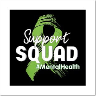 Support Squad Mental Health Awareness Posters and Art